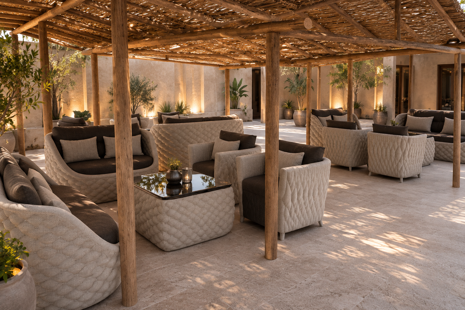 Courtyard and landscape architecture